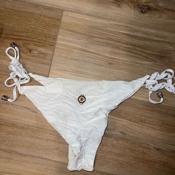 White and Gold Bikini Molly J Swim - Picture 3 of 4